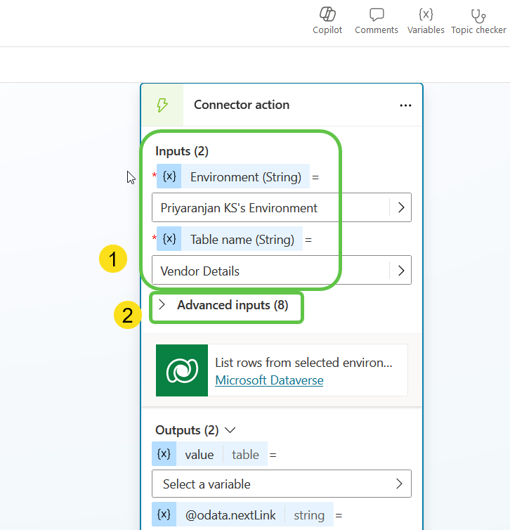 Configure Inputs